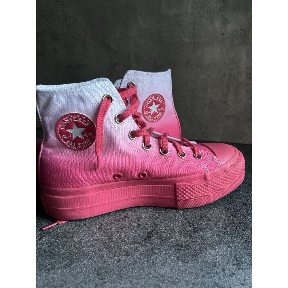 Womens Converse Chuck Taylor All Star Hi Lift Strawberry Jam Gradient Platform 6